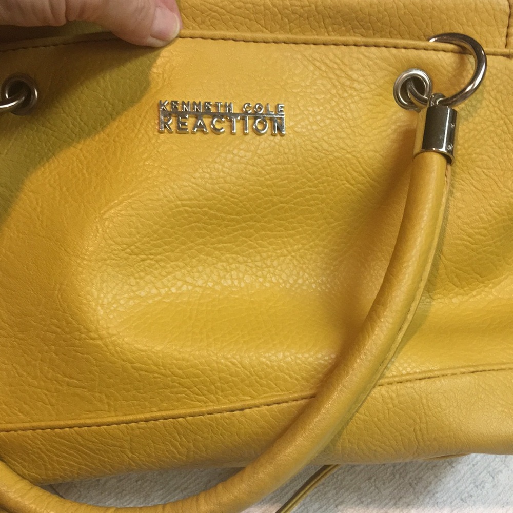 Kenneth Cole Reaction Yellow Tote Bag - Picture 8 of 12